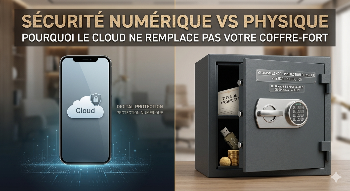 Sécurité Numérique vs Physique : Pourquoi le Cloud ne remplacera jamais votre Coffre-fort